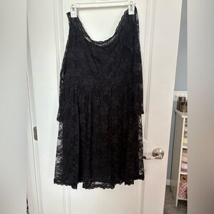 Modcloth Black Lace Dress
